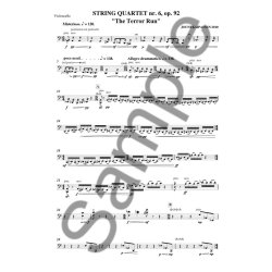 Jouni Kaipainen: String Quartet No.6 "The Terror Run" (Parts)