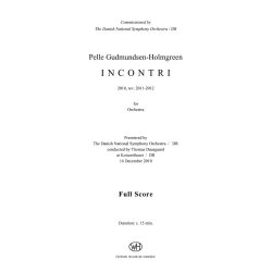 Pelle Gudmundsen-Holmgreen: Incontri (Score)