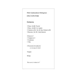 Pelle Gudmundsen-Holmgreen: Incontri (Score)