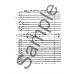 Pelle Gudmundsen-Holmgreen: Collegium Musicum Koncert (Score)