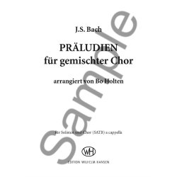 J.S. Bach: Prludien Fr Gemischter Chor