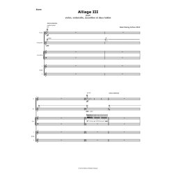 Niels Rosing-Schow: Alliage III (Score)