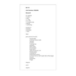 John Frandsen: REQUIEM (Organ reduction with percussion)