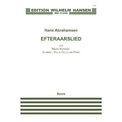 Hans Abrahamsen: Efteraarslied (Score)