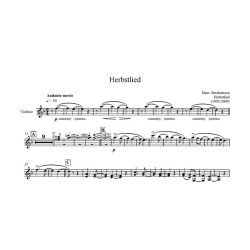Hans Abrahamsen: Hans Abrahamsen: Herbstlied - Version 2009 (Parts)