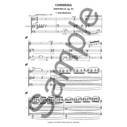 Jouni Kaipainen: Commedia - Symphony No.4, Op.95 (Vocal Score)