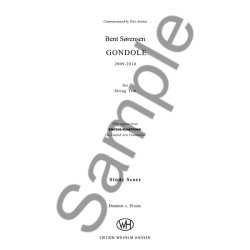 Bent Srensen: Gondole for String Trio (Study Score)