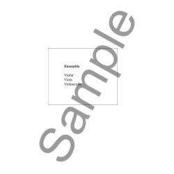 Bent Srensen: Gondole for String Trio (Study Score)