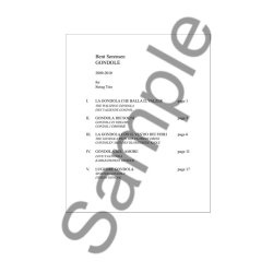 Bent Srensen: Gondole for String Trio (Study Score)