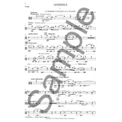 Bent Srensen: Gondole for String Trio (Parts)