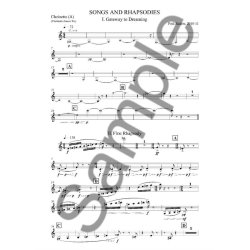 Poul Ruders: Songs and Rhapsodies for Accordion and Wind Quintet (Parts)