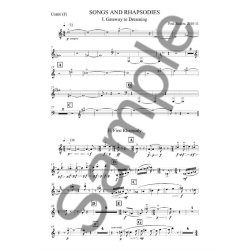 Poul Ruders: Songs and Rhapsodies for Accordion and Wind Quintet (Parts)