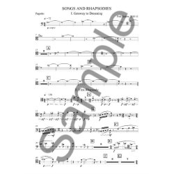 Poul Ruders: Songs and Rhapsodies for Accordion and Wind Quintet (Parts)