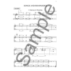 Poul Ruders: Songs and Rhapsodies for Accordion and Wind Quintet (Parts)