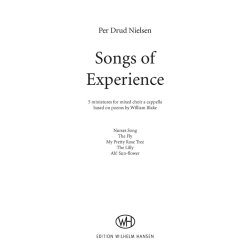 Per Drud Nielsen: Songs Of Experience (SATB)