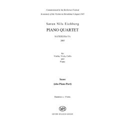 Sren Nils Eichberg: Piano Quartet