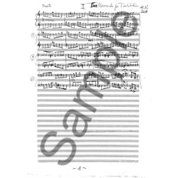 Anders Nordentoft: Four Movements for Two Violins