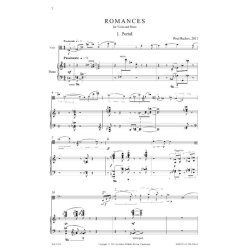 Poul Ruders: Romances (Score and Parts)