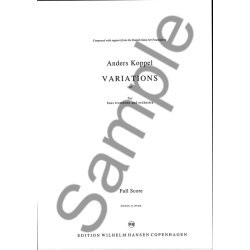ANDERS KOPPEL VARIATIONS FOR BASS TROMBONE SC