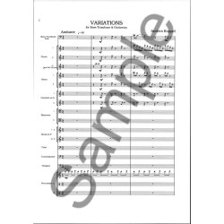 ANDERS KOPPEL VARIATIONS FOR BASS TROMBONE SC