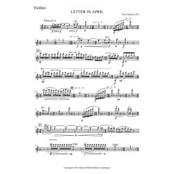 Britta Bystr&ouml;m: Letter In April (Parts)