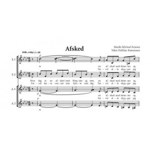 Michael Bojesen: Afsked (SSAA)