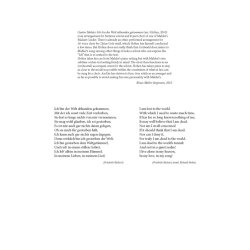 Gustav Mahler: Ich bin der Welt abhanden gekommen