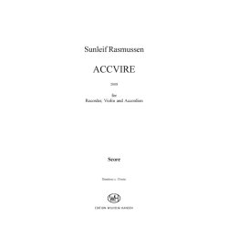 Sunleif Rasmussen: Accvire (score)