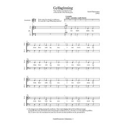 Sunleif Rasmussen: Gylfaginning (Chorus score)