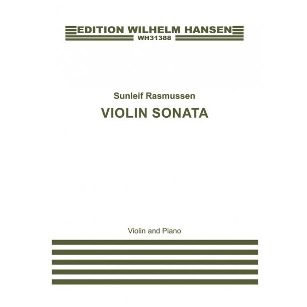 Sunleif Rasmussen Violin Sonata Vln