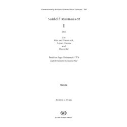 Sunleif Rasmussen: I (Score)