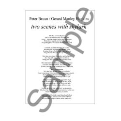 Peter Bruun: Two Scenes With Skylark for Chorus and Recorder (Score)