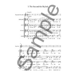 Peter Bruun: Two Scenes With Skylark for Chorus and Recorder (Score)