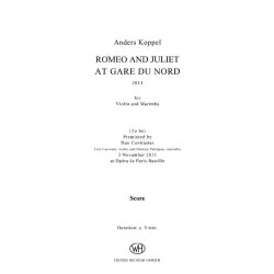 Anders Koppel: Romeo And Juliet At Gare Du Nord (Score/Parts)