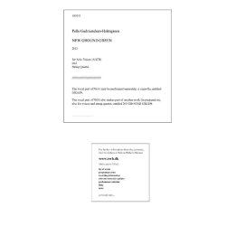 Pelle Gudmundsen-Holmgreen: New Ground Green (Score)