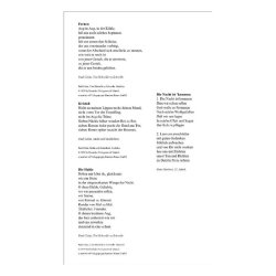 Thomas Agerfeldt Olesen: VON SCHWELLE ZU SCHWELLE (Soprano &amp; Piano)