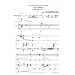 Pelle Gudmundsen-Holmgreen: Grene Gr (Piano and voice)