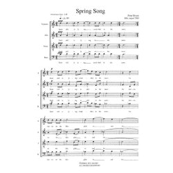 Peter Bruun: Spring Song (SATB)