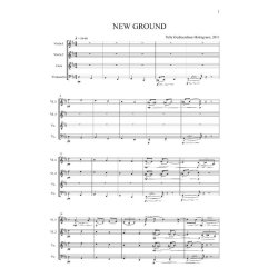 Pelle Gudmundsen-Holmgreen : New Ground, String Quartet N0. 10 (Score)