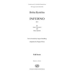 Britta Bystrm: Inferno (Score)