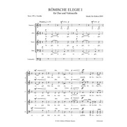 Bo Holten: R&ouml;mische Elegie I (score)
