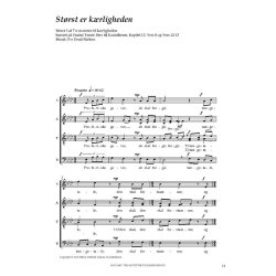 Per Drud Nielsen: Tre Motetter Til Krligheden (SATB)