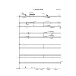 Henrik Hellstenius: In Memoriam, Violin Concerto No. 2 (Score)