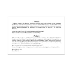 Sverre Eftestl: The Bells of Vestervig (Organ)