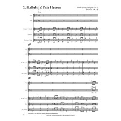 Erling Lindgren: Jeg Drmmer En Drm (for SATB and brass quintet)