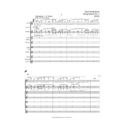 HANS ABRAHAMSEN STRING QUARTET NO.4 SC
