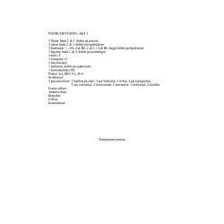 Nies Marthinsen: The Confessional (Score)