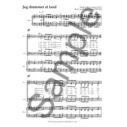 ERLING LINDGREN: JEG DRMMER ET LAND (SATB+PIANO)