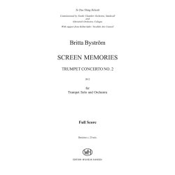 Britta Bystrm: Screen Memories, Trumpet Concerto No.2 (score)