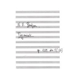 Niels Viggo Bentzon: 4 Happenings (Player's score)